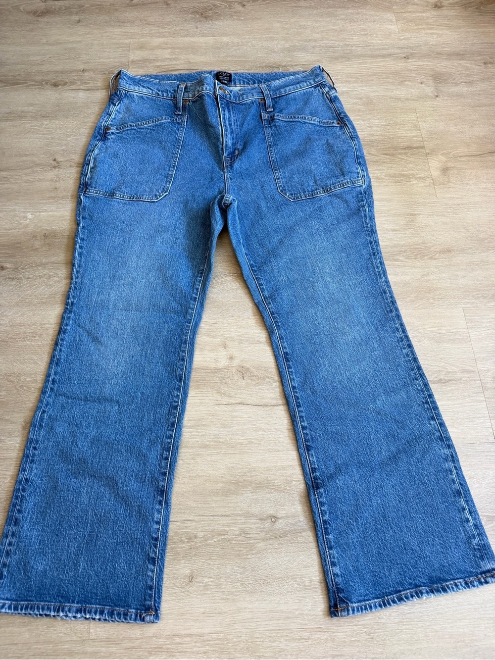 J. Crew Classic High-Rise Boot Cut Jeans SZ 33 P